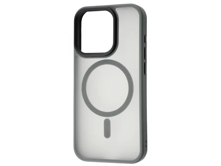 Shadow Matt Metal Buttons MagSafe iPhone 15 Pro gray