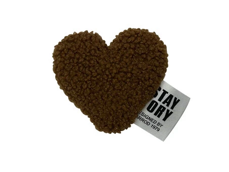 PopSocket Plush Heart Stay Tory brown