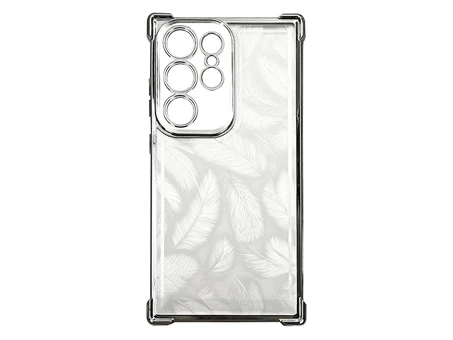 Ультрабронь Feathers Camera Samsung S24 Ultra silver