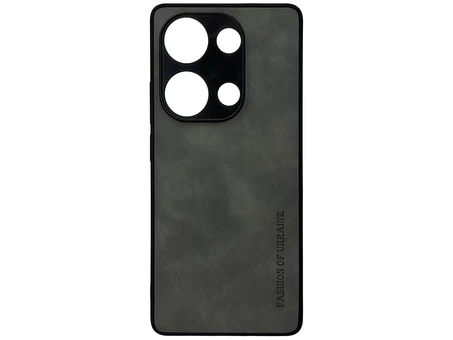 Накладка Nubuck Fashion of Ukraine Redmi Note 13 Pro 4G/Poco M6 Pro 4G/Redmi Note 14S gray