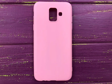 Силікон Candy matte Samsung A6 pink