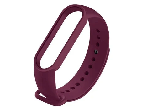 Ремінець силікон Mi Band 7 marsala