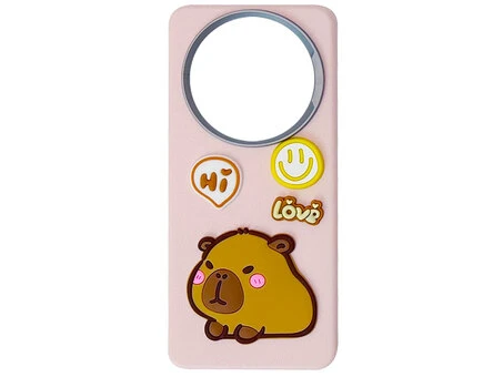 Чехол TPU Toys Capybara Redmi A3 розовый