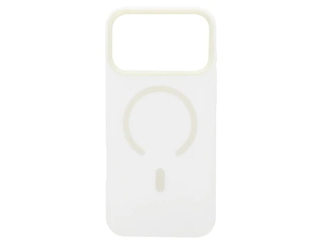 Накладка Silicone Matt MagSafe iPhone 17 Pro vanilla