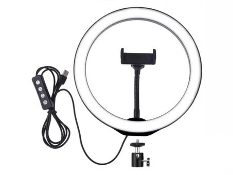 Светодиодная стойка USB M33 33см без штатива черная