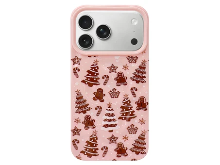 Накладка 3D Funny New Year iPhone 17 Pro pink