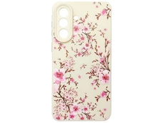 Накладка Silicone Print Sakura Samsung A37 vanilla