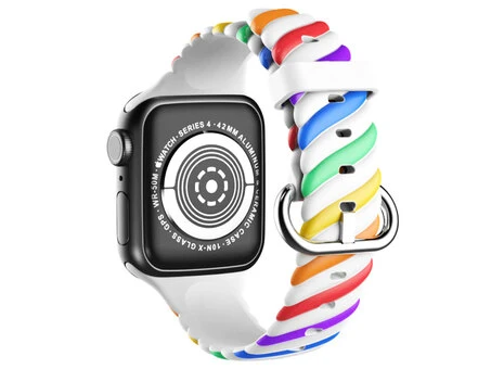 Apple Watch Multicolor 38/40/41/42mm(ser.10) white/rainbow