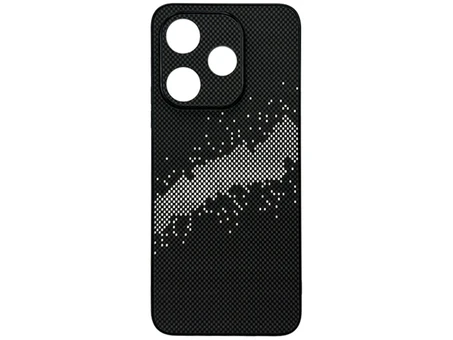 Накладка Elite Carbonique Redmi 13/Poco M6 black/white