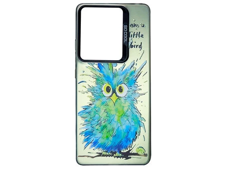 Накладка So Cool Print Redmi Note 13 Pro 4G/Poco M6 Pro 4G/Redmi Note 14S black little bird