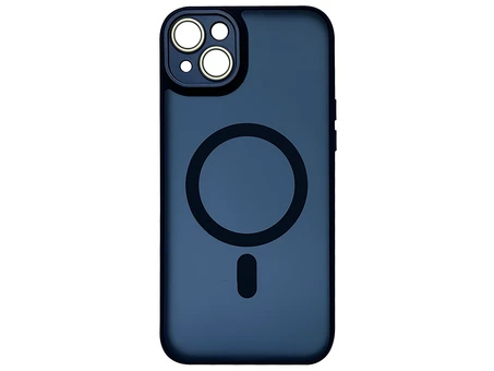 Shadow Matt Metal Buttons + Camera MagSafe iPhone 14+ navy blue