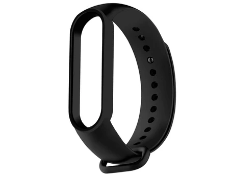 Ремінець силікон Mi Band 5/6 black