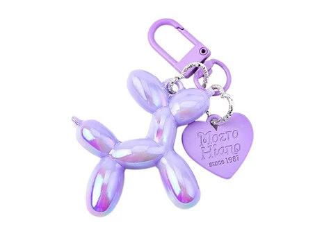 Брелок Baloon dog/heart purple