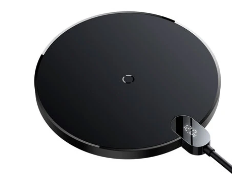 Wireless Charger Baseus Digital Led Display Gen 2 15W black