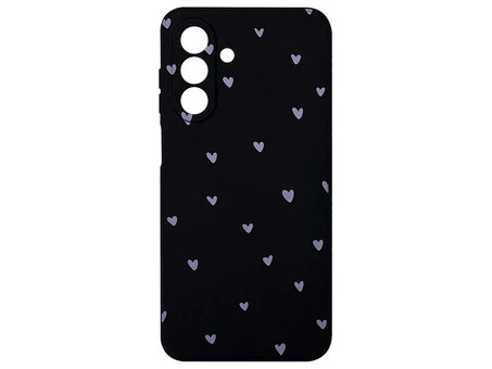 TPU Hearts Lite Purple Samsung A26 black