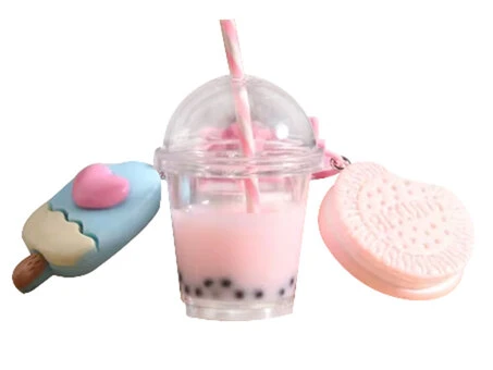 Брелок Bubble tee pink