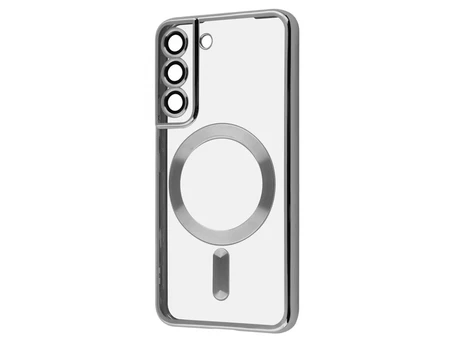 Силікон Cosmic camera CD Magsafe Samsung S22 silver