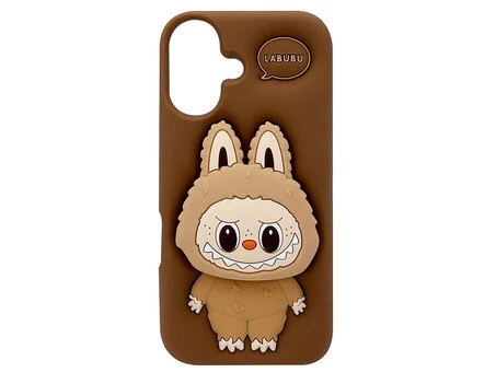 TPU 3D Pop Labubu iPhone 16 brown