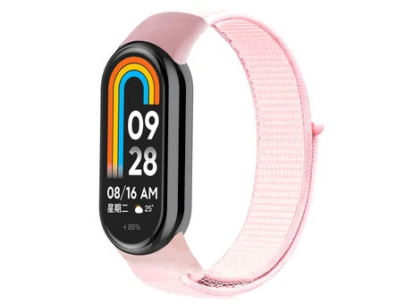 Ремінець Nylon Mi Band 8/9/10 light pink