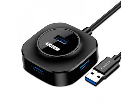 USB 2.0 HUB Earldom ET-HUB06 4 in1 USB/Micro USB (0.5m) black