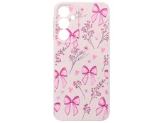 Накладка Silicone Print Sweet Bows Samsung A16 pink