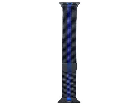 Металлические миланские часы 38/40/41/42мм(сер.10) Черный/Синий