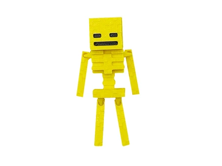 3D Іграшка Minecraft skeleton yellow
