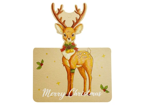 Листівка Новорічна Merry Christmas Deer