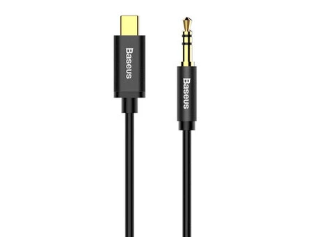 Кабель AUX Baseus M01 Type-C to 3.5 mm (1.2m) black
