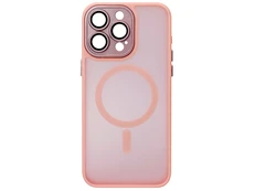 Shadow Matt Metal Buttons + Camera MagSafe iPhone 15 Pro Max pink