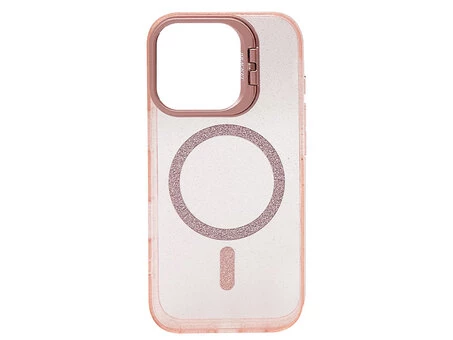 Накладка Crystalshine Bracket Protection MagSafe iPhone 16 Pro Max pink