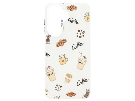 Накладка So Cool Print Glitter Shell Samsung A17 coffee