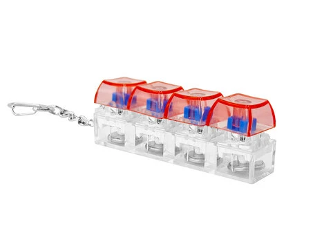 3D Іграшка Clicker 4 клавіші red