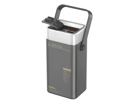 Power Bank Remax RPP-596 QC22.5W/PD20W/Lamp 40000 mAh gray