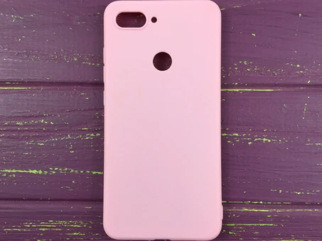 Силикон Candy matte Xiaomi Mi8 Lite pink