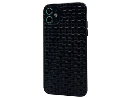 Накладка Leather Wicker iPhone 11 black