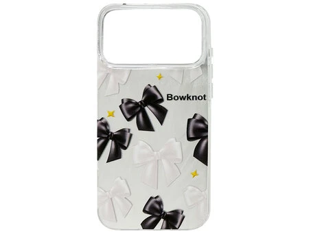 Накладка Paint Stroke Teddy Bears and Bows iPhone 17 Pro Max silver