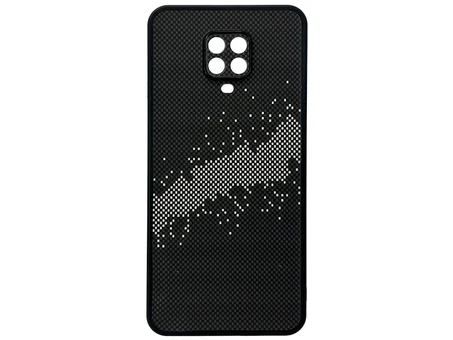 Накладка Elite Carbonique Redmi Note 9s/Note 9 Pro/Note 9 Pro Max black/white