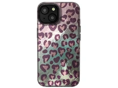 Накладка Leopard Love iPhone 15 pudra/emerald