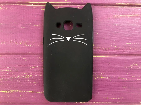 3D CAT'S Samsung J5/ A5 /E5 Black