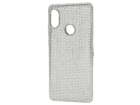 Силікон Full Diamond Redmi Note 6/6Pro Silver