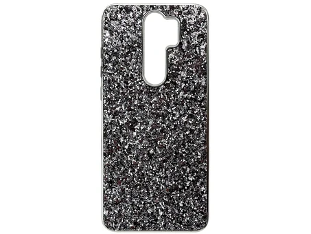 Накладка Level Shining Redmi Note 8 Pro black/silver