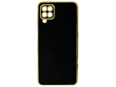 Накладка Colorful Golden Line Samsung A12/M12 black