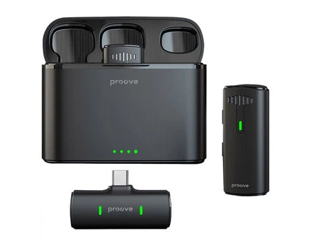 Петличний мікрофон Wireles Proove Demo Type-C black