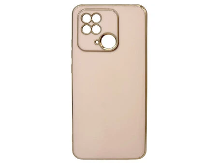 Накладка Colorful Golden Line Redmi 10C/Poco C40 pink