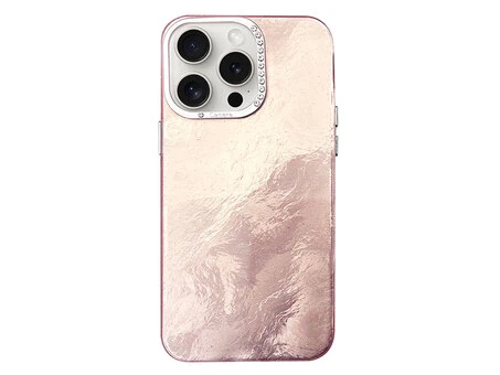 Накладка Shine Marble Style iPhone 14 Pro pink