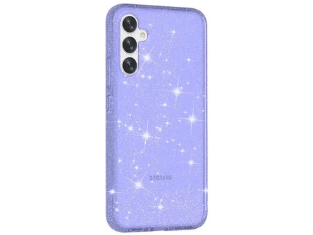 Накладка Shiny dust clear Samsung A16 purple