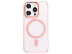 Shadow Matt Metal Buttons Corrugated MagSafe iPhone 16 Pro pink