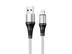 Кабель HOCO X50 Lightning 2.4A (1m) gray