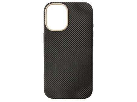 Накладка Carbon LE Pattern MagSafe iPhone 17 brown